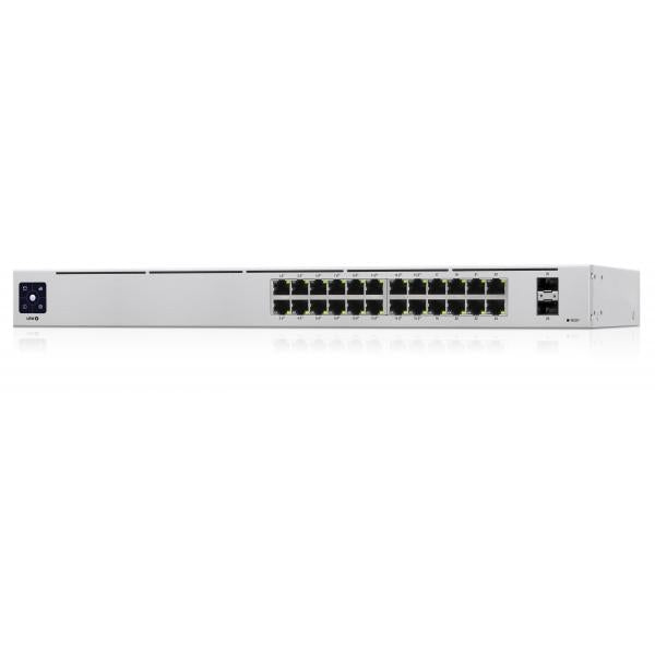 Ubiquiti UniFi Switch USW-24-POE - Switch - gestito - 24 x 10/100/1000 [16 PoE+] + 2 x Gigabit SFP - desktop, montabile su rack - PoE+ [95 W]Ubiquiti Unifi0817882028554USW-24-POE-EU