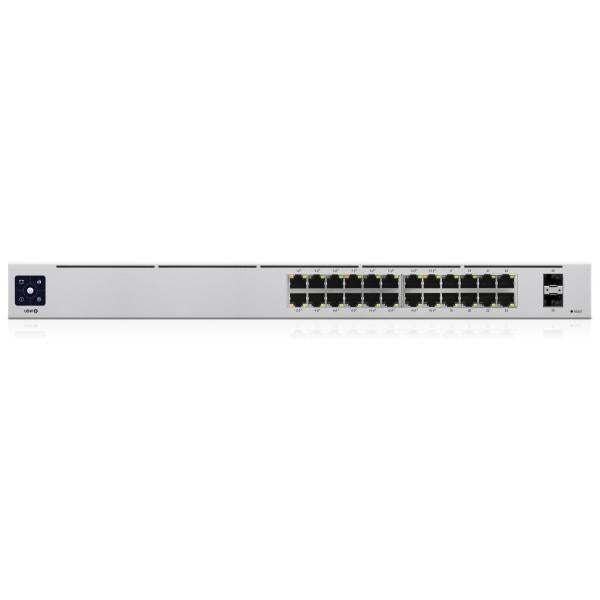 Ubiquiti UniFi Switch USW-24-POE - Switch - gestito - 24 x 10/100/1000 [16 PoE+] + 2 x Gigabit SFP - desktop, montabile su rack - PoE+ [95 W]Ubiquiti Unifi0817882028554USW-24-POE-EU