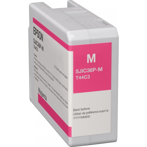Epson C13T44C340 cartuccia d'inchiostro 1 pz Originale Magenta (SJIC36P-M INK CARTRIDGE C6000 - SERIES MAGENTA)Epson8715946676524C13T44C340