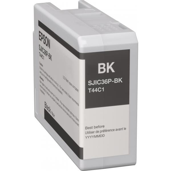 Epson C13T44C140 cartuccia d'inchiostro 1 pz Originale Nero (SJIC36P-K INK CARTRIDGE C6000 - SERIES BLK)Epson8715946676500C13T44C140