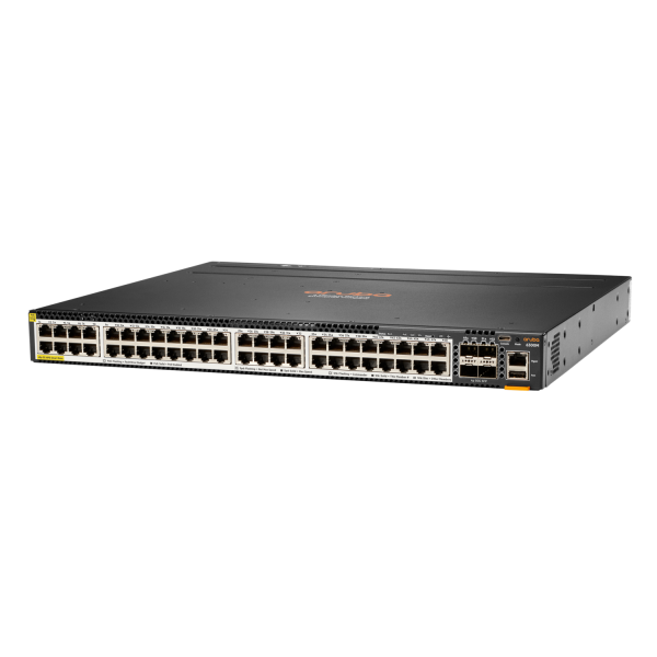 HPE Aruba Networking CX 6300M 48-port Smart Rate 1/2.5/5GbE Class 6 PoE and 4-port SFP56 Switch (ARUBA 6300M 48SR5 CL6 POE STOCK - .)HpeJL659A