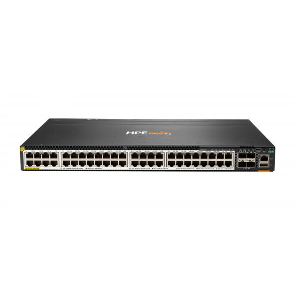 HPE Aruba Networking CX 6300M 48-port Smart Rate 1/2.5/5GbE Class 6 PoE and 4-port SFP56 Switch (ARUBA 6300M 48SR5 CL6 POE STOCK - .)HpeJL659A