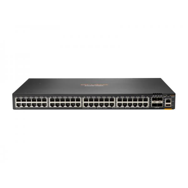 HPE Aruba Networking Aruba 6300F 48-port 1GbE & 4-port SFP56 Gestito L3 Gigabit Ethernet [10/100/1000] 1U Grigio (Aruba 6300F 48G 4SFP56 Switch)HpJL667A