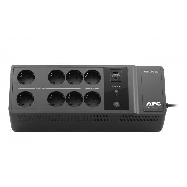 APC BE850G2-GR gruppo di continuità [UPS] Standby [Offline] 0,85 kVA 520 W 8 presa[e] AC (APC Back-UPS BE850G2-GR - UPS - 230 V c.a. V - 520 Watt - 850 VA - connettori di uscita 8 - nero)Apc0731304347286BE850G2-GR