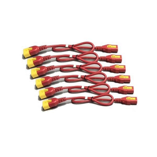 APC AP8706S-WWX340 cavo di alimentazione Rosso 1,82 m IEC C14 Accoppiatore C14 (AP8706S-WWX340 power cable - Red 1.83 m C13 coupler C14 - coupler AP8706S-WWX340, 1.83 m, C13 coupler, C14 coupler)Apc0731304327363AP8706S-WWX340