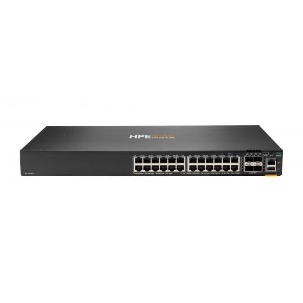 HPE Aruba Networking Aruba 6300F 24-port 1GbE & 4-port SFP56 Gestito L3 Gigabit Ethernet [10/100/1000] 1U Grigio (Aruba 6300F 24G 4SFP56 Switch)HpeJL668A