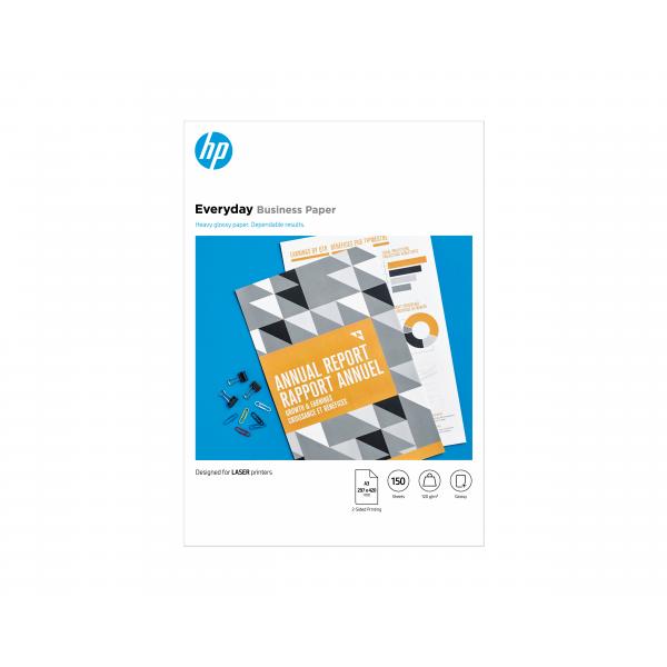 HP Carta lucida Everyday Business, 120 g/m2, A3 [297 x 420 mm], 150 fogli (^E-DAY GLS LJ A3 120G 150SH FSC PA)Hp01939055048937MV81A