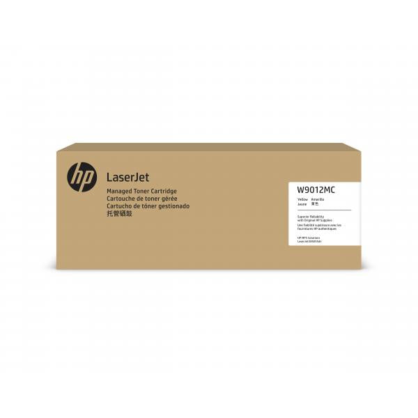 HP W9012MC YELLOW MANAGED - ORIGINAL LASERJET TONER CARTGHp0190780178355W9012MC