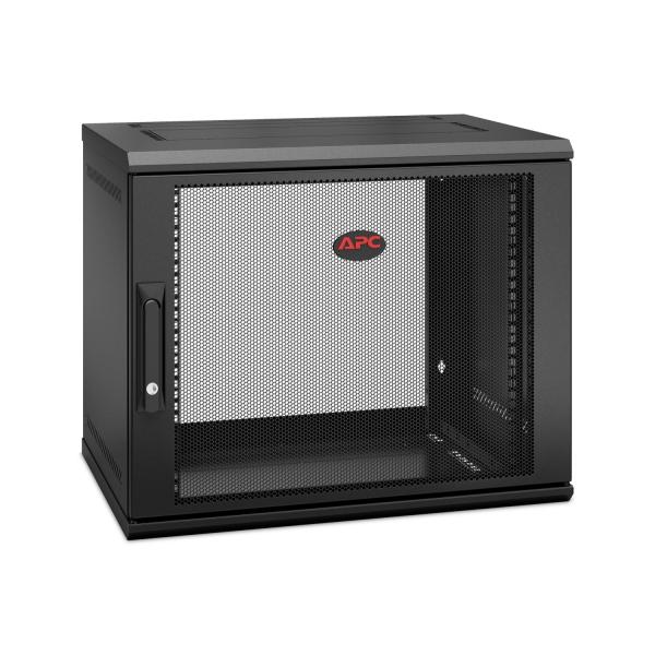 APC NetShelter WX 9U Single Hinged Wall-mount Enclosure 400mm Deep. Da parete Nero (APC NetShelter WX AR109SH4 - Armadio - montaggio a parete - nero - 9U - 19)ApcAR109SH4