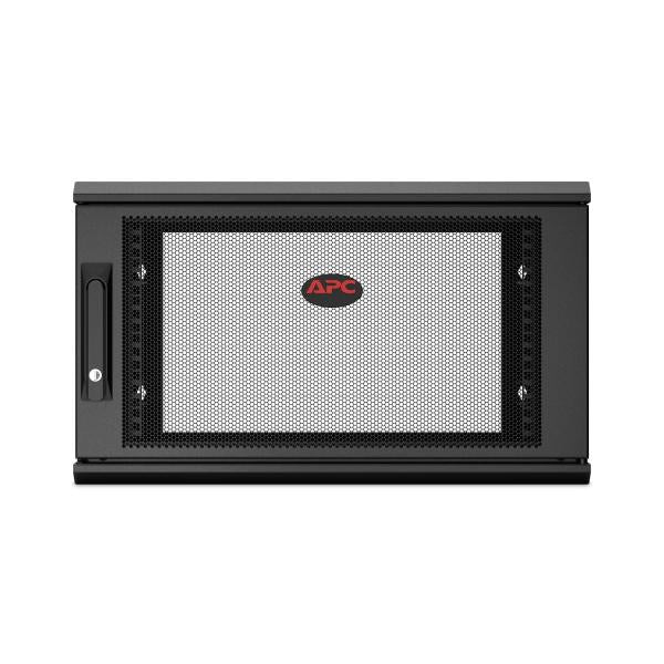 APC NetShelter WX 6U Single Hinged Wall-mount Enclosure 600mm Deep Da parete Nero (NETSHELTER WX 6U SINGLE HINGED - WALL-MOUNT ENCLOSURE 600MM DEEP)ApcAR106SH6
