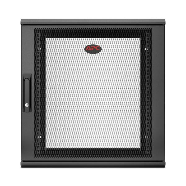 APC NetShelter WX 12U Single Hinged Wall-mount Enclosure 600mm Deep Da parete Nero (APC NetShelter WX AR112SH6 - kabinet -)Apc0731304402725AR112SH6