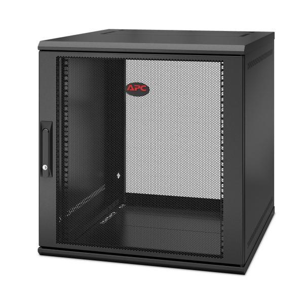 APC NetShelter WX 12U Single Hinged Wall-mount Enclosure 600mm Deep Da parete Nero (APC NetShelter WX AR112SH6 - kabinet -)Apc0731304402725AR112SH6
