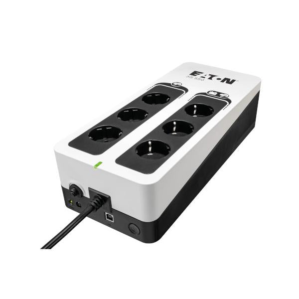 Eaton 3S550D gruppo di continuità [UPS] Standby [Offline] 0,55 kVA 330 W 6 presa[e] AC (Eaton 3S 550 - UPS - 220-240 V c.a. V - 330 watt - 550 VA - 1 fase - USB - connettori di uscita 6)Eaton3S550D