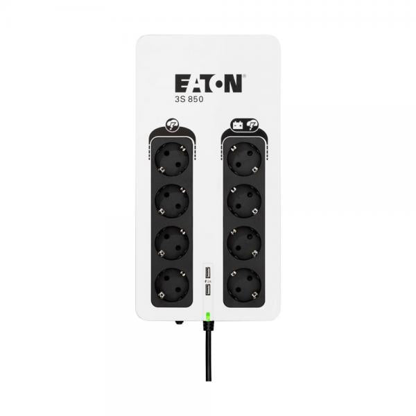 Eaton 3S850D gruppo di continuità [UPS] Standby [Offline] 0,85 kVA 510 W 8 presa[e] AC (EATON 3S 850 DIN - .)Eaton07431721017783S850D