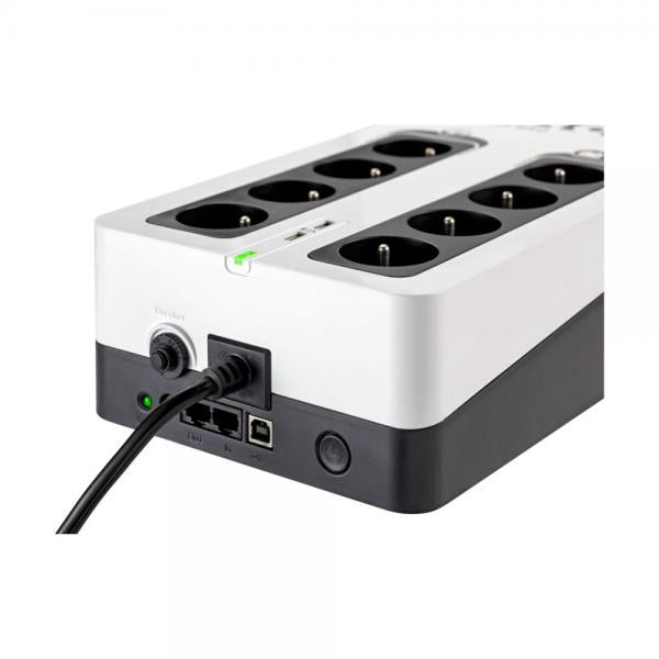 Eaton 3S850D gruppo di continuità [UPS] Standby [Offline] 0,85 kVA 510 W 8 presa[e] AC (Eaton 3S 850 - UPS - 220-240 V c.a. V - 510 watt - 850 VA - 1 fase - USB - connettori di uscita 8)Eaton07431721017783S850D
