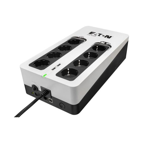 Eaton 3S850D gruppo di continuità [UPS] Standby [Offline] 0,85 kVA 510 W 8 presa[e] AC (EATON 3S 850 DIN - .)Eaton07431721017783S850D