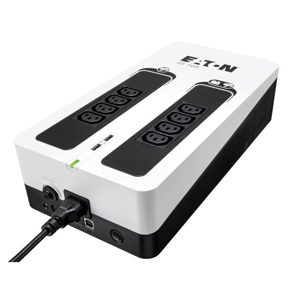 Eaton 3S700I gruppo di continuità [UPS] Standby [Offline] 0,7 kVA 420 W 8 presa[e] AC (EATON 3S700I 700VA 420W UPS - OFFLINE IEC C13 USB)Eaton07431721018393S700I