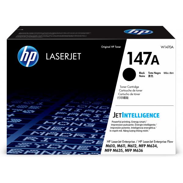 HP LaserJet Cartuccia toner nero originale 147A (HP 147A BLACK TONER)HpW1470A