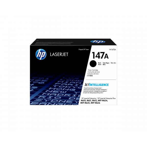 HP LaserJet Cartuccia toner nero originale 147A (HP 147A - Nero - originale - LaserJet - cartuccia toner [W1470A] - per LaserJet Enterprise MFP M634, LaserJet Enterprise Flow MFP M634, MFP M635, MFP M636)HpW1470A