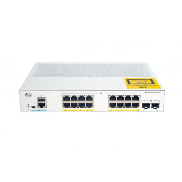 Cisco Catalyst C1000-16FP-2G-L switch di rete Gestito L2 Gigabit Ethernet [10/100/1000] Supporto Power over Ethernet [PoE] Grigio (CATALYST 1000 16PORT GE FULL - POE 2X1G SFP LANBASE)Cisco0889728248891C1000-16FP-2G-L