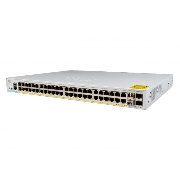 Cisco Catalyst C1000-48FP-4G-L switch di rete Gestito L2 Gigabit Ethernet [10/100/1000] Supporto Power over Ethernet [PoE] Grigio (CATALYST 1000 48PORT GE FULL - POE 4X1G SFP)CiscoC1000-48FP-4G-L