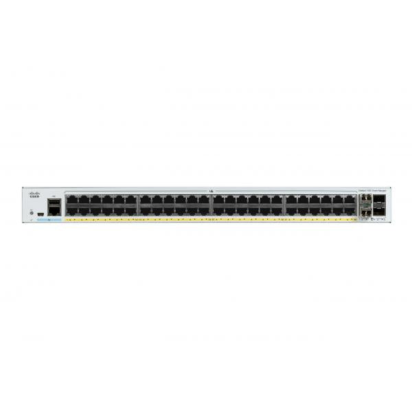 Cisco Catalyst C1000-48FP-4X-L switch di rete Gestito L2 Gigabit Ethernet [10/100/1000] Supporto Power over Ethernet [PoE] Grigio (CATALYST 1000 48PORT GE - FULL POE 4X10G SFP)Cisco0889728248303C1000-48FP-4X-L