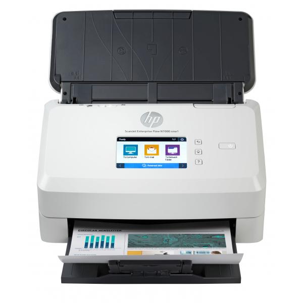 HP ScanJet Enterprise Flow N7000 snw1 Scanner a foglio 600 x 600 DPI A4 Bianco (SCANJET ENT FLOW N7000 SNW1)Hp6FW10A