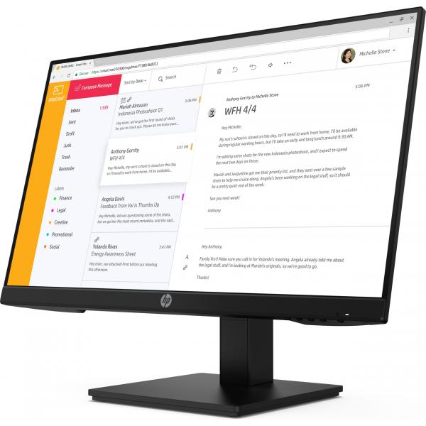 HP P24h G4 FHD Monitor (P24h G4 LED display 60.5 cm - [23.8] 1920 x 1080 pixels - Full HD IPS - Warranty: 12M)Hp7VH44AT