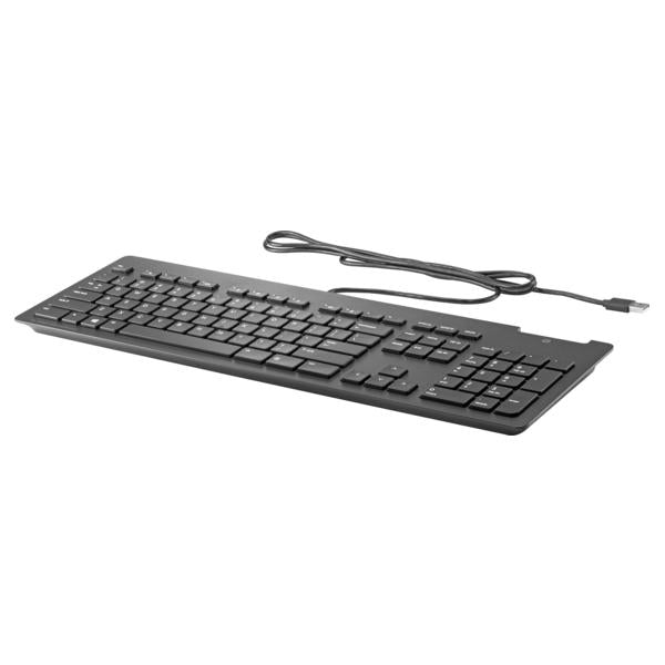 HP 911725-091 tastiera Ufficio USB Nero (USB Slim Smartcard CCID KB NOR - 911725-091, Full-size [100%], - USB, Black - Warranty: 12M)Hp5704174936107911725-091