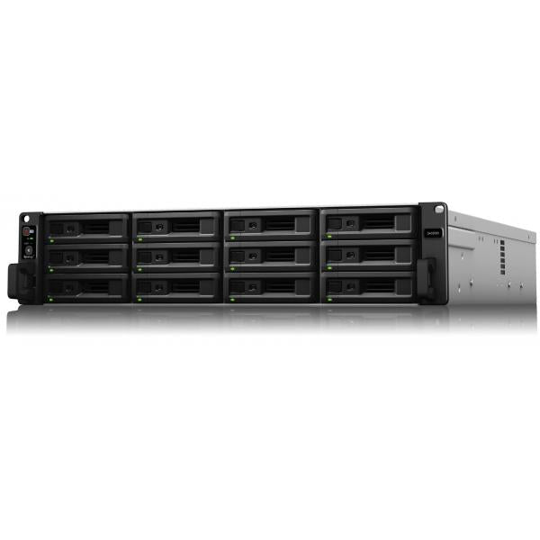 Synology RackStation SA3200D server NAS e di archiviazione Armadio [2U] Intel Xeon D D-1521 8 GB DDR4 DiskStation Manager Nero, Grigio (Synology SA3200D 12-bay Dual-Controller SAS NAS; high-performance / high-availability active-passive storage solut...