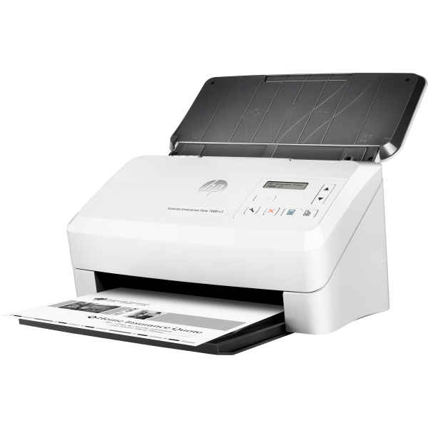 HP ScanJet Enterprise Flow 7000 s3 Scanner a foglio 600 x 600 DPI A4 Bianco (HP ScanJet Enterprise Flow 7000 s3 Sheet-feed Scanner - Scanner documenti - Duplex - 216 x 3100 mm - 600 dpi x 600 dpi - fino a 75 ppm [mono] - ADF [Alimentatore automatico ...