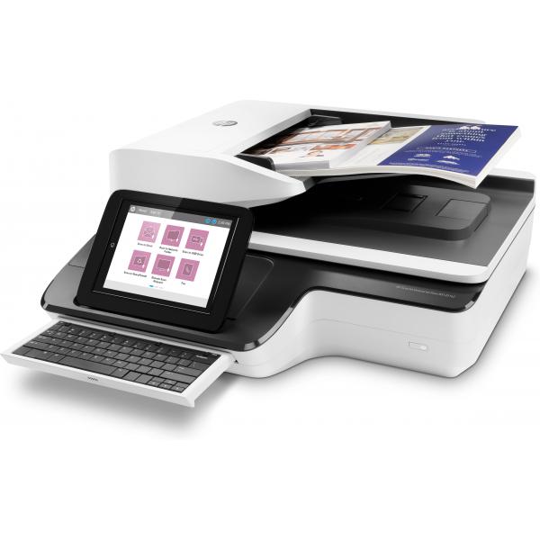 HP ScanJet Enterprise Flow N9120 fn2 Scanner a piano e ADF 600 x 600 DPI A3 Nero, Bianco (HP SCANJET FLOW N9120FN2 DOC SCAN)HpL2763A#B19