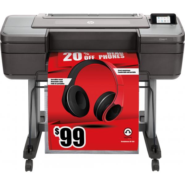 HP Designjet Stampante Z6 PostScript da 24 (HP DesignJet Z6 PostScript - 24 stampante grandi formati - colore - ink-jet - Rotolo [61 cm] - 2400 x 1200 dpi - fino a 1.4 min/pagina [mono] / fino a 1.4 min/pagina [colore] - capacit? 1 rotolo - Gigabit L...