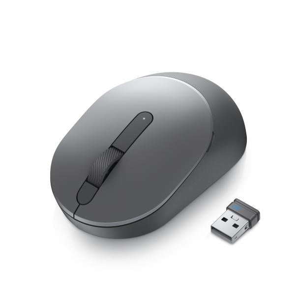 DELL MS3320W mouse Ufficio Ambidestro RF senza fili + Bluetooth Ottico 1600 DPI (Mobile Wireless Mouse - MS3320 - Titan Gray - Warranty: 36M)DellMS3320W-GY