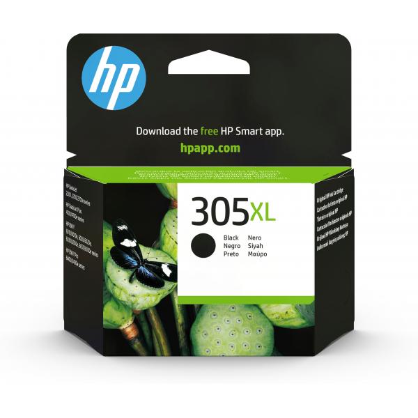 HP Cartuccia di inchiostro nero originale ad alta capacità 305XL (Tinte HP 305XL / 3YM62AE Black)Hp3YM62AE