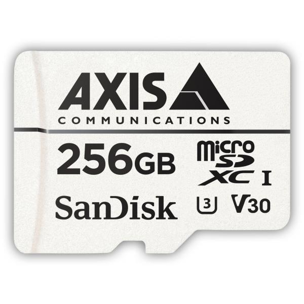 Axis 02021-001 memoria flash 256 GB MicroSDXC UHS (SURVEILLANCE CARD 256GB - 02021-001, 256 GB, MicroSDXC, - UHS, 100 MB/s, 50 MB/s, Class 3 [U3] - Warranty: 60M)Axis733102107084402021-001