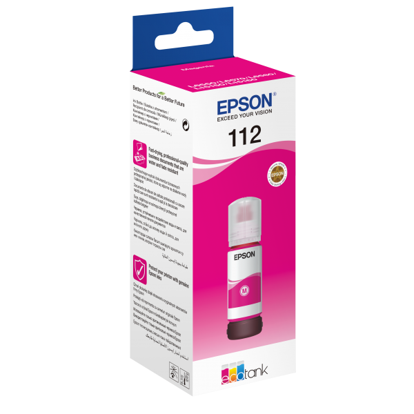 Epson EcoTank 112 Originale (Epson EcoTank 112 - magenta - original)Epson8715946674766C13T06C34A