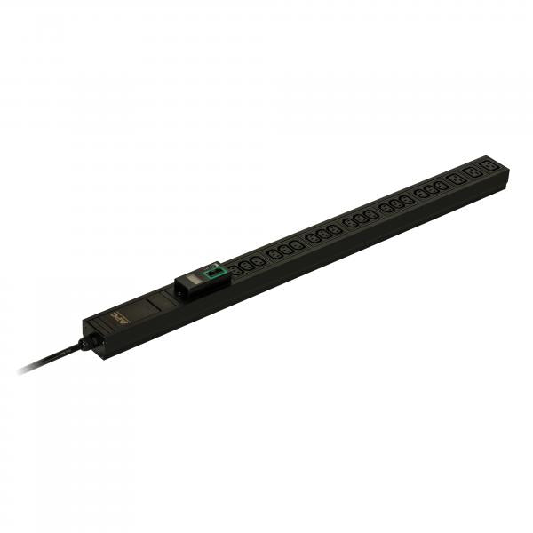 APC EPDU1116M unità di distribuzione dell'energia [PDU] 21 presa[e] AC 0U Nero (EASY PDU METERED ZEROU 16A 230V - [18]C13 AND [3]C19 IEC309)ApcEPDU1116M
