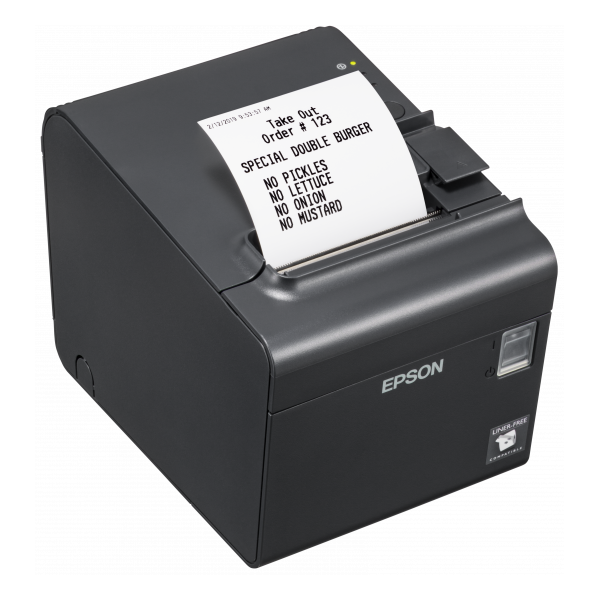 Epson TM-L90LF [682]: Serial, built-in USB, PS, EDG, Liner-free (TM-L90LF [682] BLK USB TYPE B - DRAWER PARTIAL CUT PS-180)Epson8715946680163C31C412682