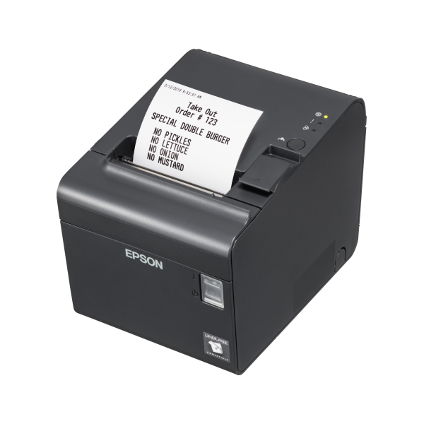 Epson TM-L90LF [682]: Serial, built-in USB, PS, EDG, Liner-free (TM-L90LF [682] BLK USB TYPE B - DRAWER PARTIAL CUT PS-180)Epson8715946680163C31C412682
