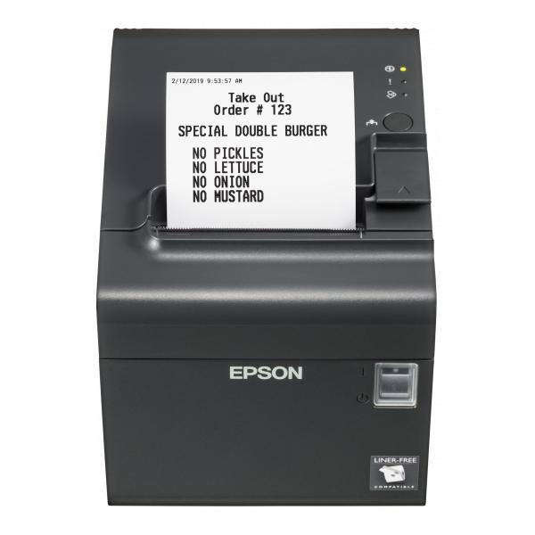 Epson TM-L90LF [682]: Serial, built-in USB, PS, EDG, Liner-free (TM-L90LF [682] BLK USB TYPE B - DRAWER PARTIAL CUT PS-180)Epson8715946680163C31C412682