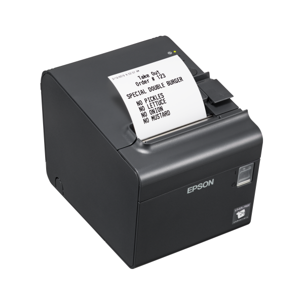 Epson TM-L90LF [682]: Serial, built-in USB, PS, EDG, Liner-free (TM-L90LF [682] BLK USB TYPE B - DRAWER PARTIAL CUT PS-180)Epson8715946680163C31C412682
