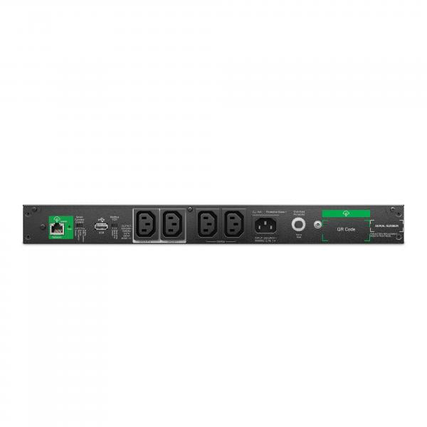 APC SMART-UPS C LI-ION 500VA SHORT DEPTH 230V SMARTCONNECT gruppo di continuità [UPS] A linea interattiva 0,5 kVA 400 W 4 presa[e] AC (APC Smart-UPS SC SCL500RMI1UC - UPS [rack-mountable] - AC 230 V - 400 watt - 500 VA - 1-phase - Ethernet 10/100, US...