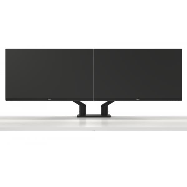 DELL Braccio per doppio monitor - MDA20 (Dell Dual Monitor Arm - MDA20 - Mounting kit - adjustable arm - for 2 LCD displays - black - screen size: 19-34 - mounting interface: 100 x 100 mm - desk-mountable)DellDELL-MDA20