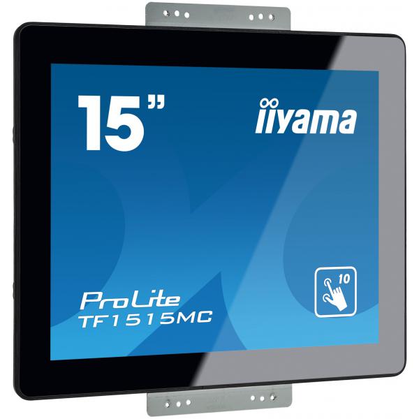 Iiyama ProLite TF1515MC-B2 Monitor PC 38,1 cm [15] 1024 x 768 Pixel XGA LED Touch screen Nero (iiyama ProLite TF1515MC-B2 15' IP65 Open Frame Touch Screen)Iiyama4948570116751TF1515MC-B2