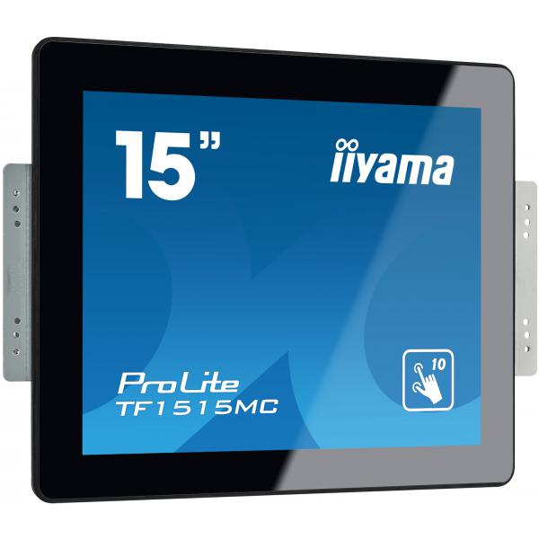 Iiyama ProLite TF1515MC-B2 Monitor PC 38,1 cm [15] 1024 x 768 Pixel XGA LED Touch screen Nero (iiyama ProLite TF1515MC-B2 15' IP65 Open Frame Touch Screen)Iiyama4948570116751TF1515MC-B2