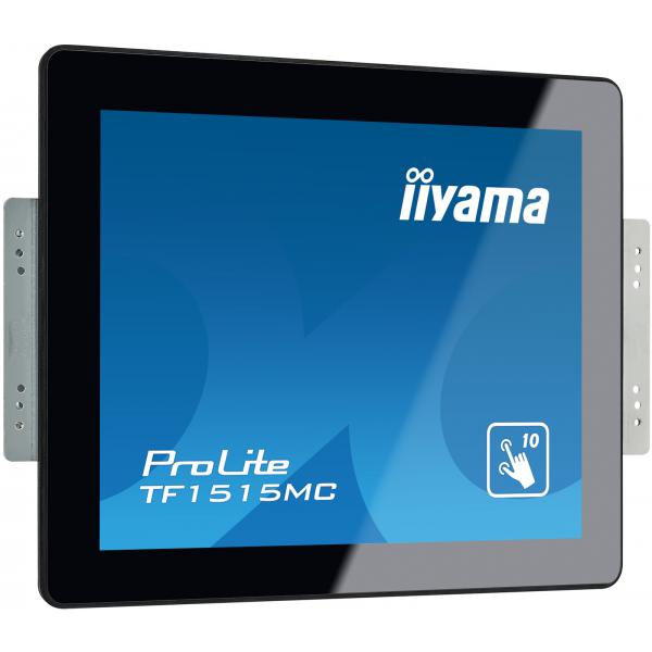 Iiyama ProLite TF1515MC-B2 Monitor PC 38,1 cm [15] 1024 x 768 Pixel XGA LED Touch screen Nero (iiyama ProLite TF1515MC-B2 15' IP65 Open Frame Touch Screen)Iiyama4948570116751TF1515MC-B2