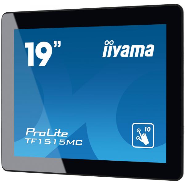 Iiyama TF1515MC-B2 visualizzatore di messaggi 38,1 cm [15] LED 350 cd/m XGA Nero Touch screen (iiyama ProLite TF1515MC-B2 15' IP65 Open Frame Touch Screen)IiyamaTF1515MC-B2