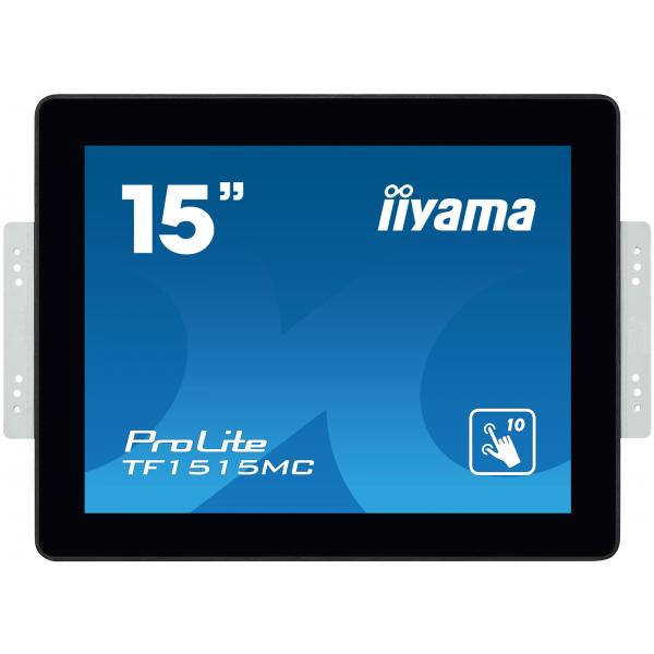 Iiyama TF1515MC-B2 visualizzatore di messaggi 38,1 cm [15] LED 350 cd/m XGA Nero Touch screen (iiyama ProLite TF1515MC-B2 15' IP65 Open Frame Touch Screen)Iiyama4948570116751TF1515MC-B2