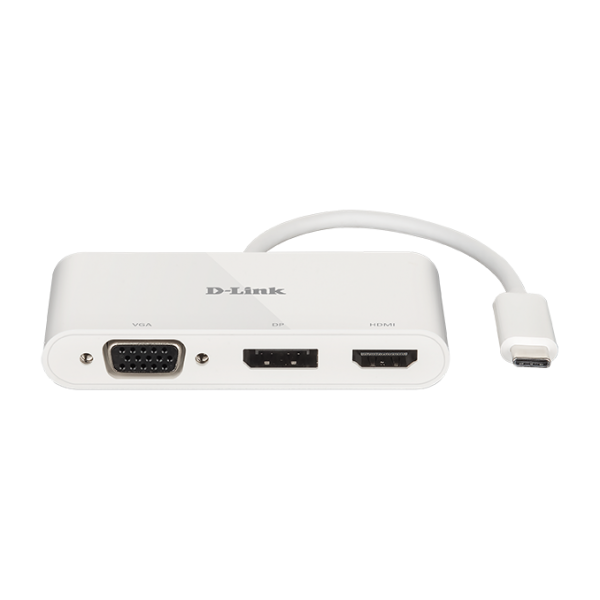 D-Link DUB-V310 replicatore di porte e docking station per laptop Cablato USB 3.2 Gen 1 [3.1 Gen 1] Type-C Bianco (D-Link DUB-V310 - videoadapter - 11 cm)D-linkDUB-V310